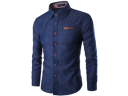 Camisas de ganga de homem Camisas de ganga de homem