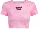 Crop tops à manches courtes femme