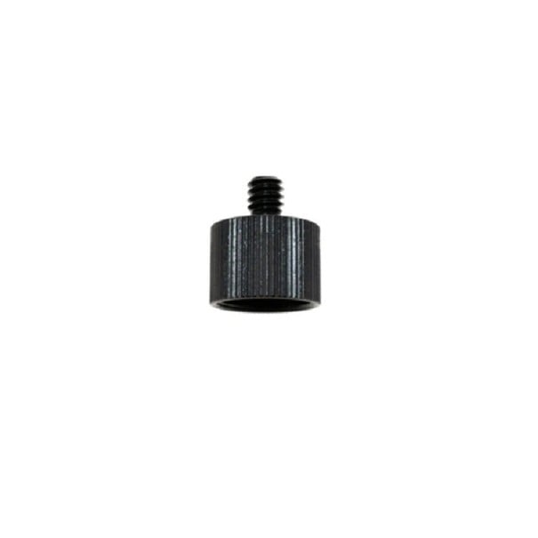 1/4"-ről 5/8"-ra átalakító adapter 1,8 × 2,1 cm Fekete fém Menetátalakító állványokhoz, tartókhoz és fényképező/videó kiegészítőkhöz Univerzális 1