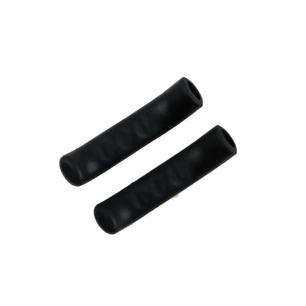 1 Paar schützende Silikonabdeckungen für Bremshebel für Fahrräder, Farben, Größe 14mm x 75mm, schützt Bremshebel, für BMX, Mountainbikes schwarz