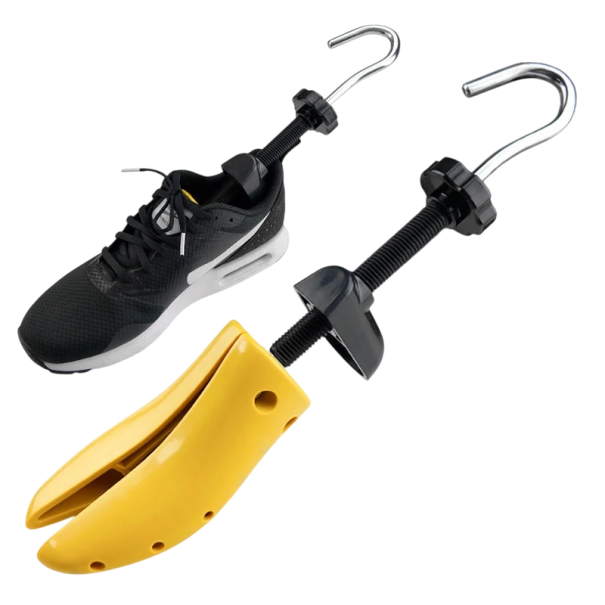 1 paar verstelbare schoenspanners voor heren van ABS en metaal, lengte- en breedteverstelling, anti-vervormingsspanners, schoenaccessoires 38-42