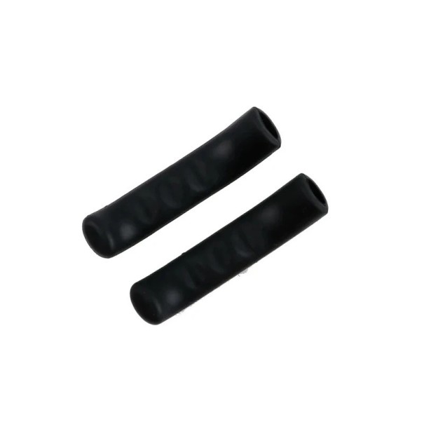 1 pár ochranných silikonových krytů na páky brzdy pro kolo, barvy, velikost 14mm x 75mm, chrání brzdové páky, pro BMX, horská kola, dětská kola černá