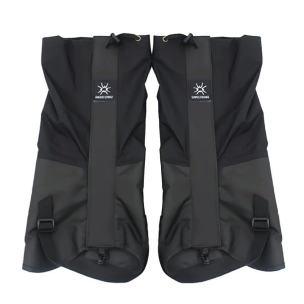 1 pereche de protecții pentru încălțăminte 40 cm Mărime universală Impermeabile și rezistente la vânt Circumferință ajustabilă 43–44 cm negru