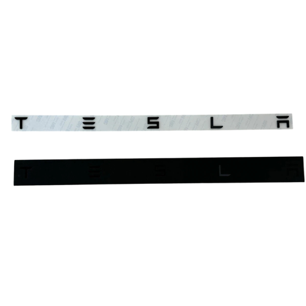 1 stuk Tesla chroomlogo achterklep bagageruim embleem badge sticker voor Model 3 S X Y accessoires verschillende kleuren glanzend zwart