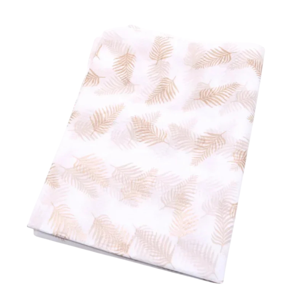 10 arkkia silkkipaperia 50 x 70 cm Lehtikuvio valkoisella taustalla Erilaisia värejä Kukkapaperi DIY-lahjoille ja hääkoristeille vaaleanpunainen