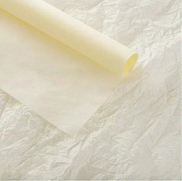 10 db selyempapír 50 x 66 cm Virágmintás papír csokrok csomagolásához Ajándék- és esküvői dekorációk Különböző színek virágboltok számára bézs