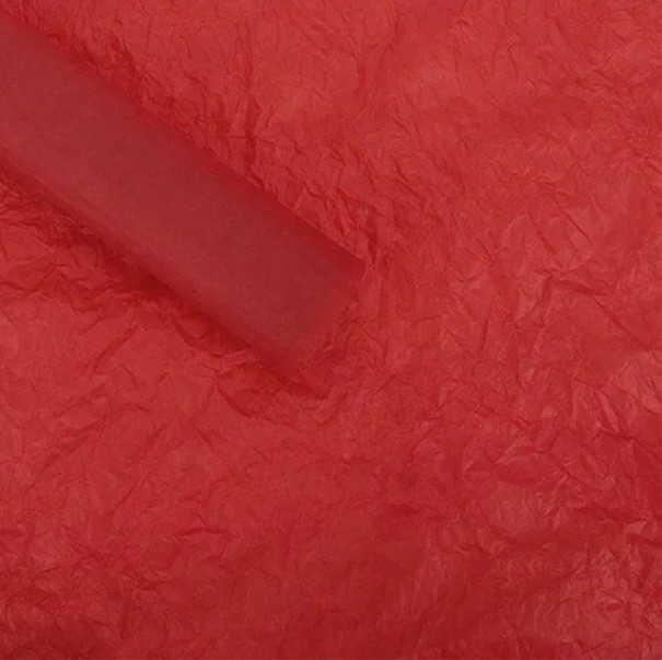 10 feuilles de papier de soie 50 x 66 cm Papier floral pour l'emballage de bouquets Décorations de cadeaux et de mariage Différentes couleurs pour fleuristes rouge