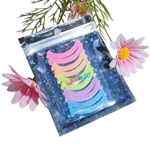 10 ks Silikónová tyčka na lash lifting Mäkka flexibilná pomôcka pre trvalú na riasy Fixácia a tvarovanie natočených rias Farebné tyčky 1