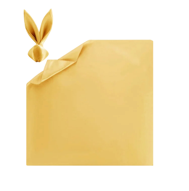 10 Pack Satin Napkins 30 x 30 cm Polyester Glossy Fabric Napkins for Weddings Celebrations Banquets Festive Dining gold