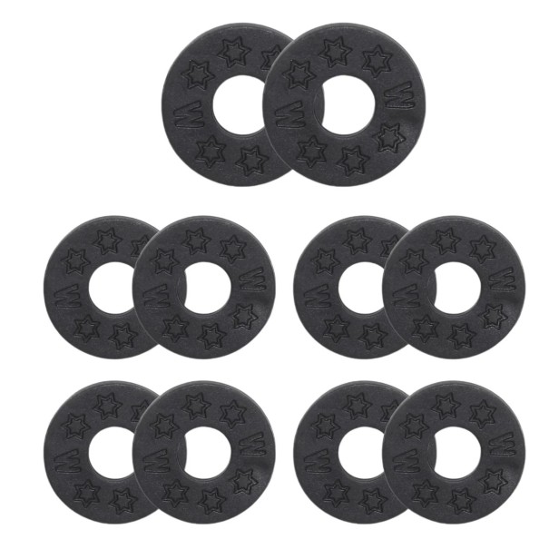 10 pièces de Verrous en caoutchouc antidérapants pour sangle de guitare Fixation sécurisée de la sangle contre le glissement Accessoires de guitare pour guitares électriques et acoustiques noir