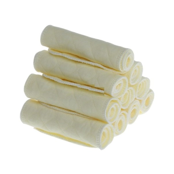 10 st Inläggsblöjor 55 gul