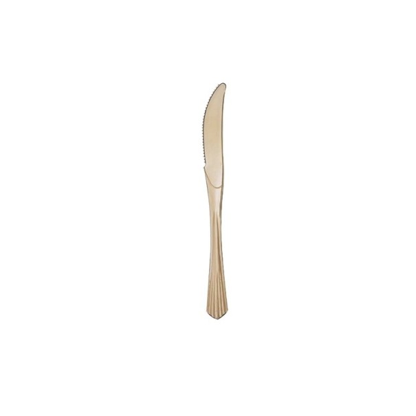 10 uds Cuchillos de plástico desechables de 20 cm Aspecto realista de cubiertos clásicos Cuchillos resistentes para comida catering celebraciones 1