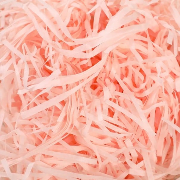 100 g Barevná výplň do dárkových krabic Dekorační vystýlka z papíru Různé barvy Ideální pro balení dárků, řemeslné výrobky a ochranné meruňková