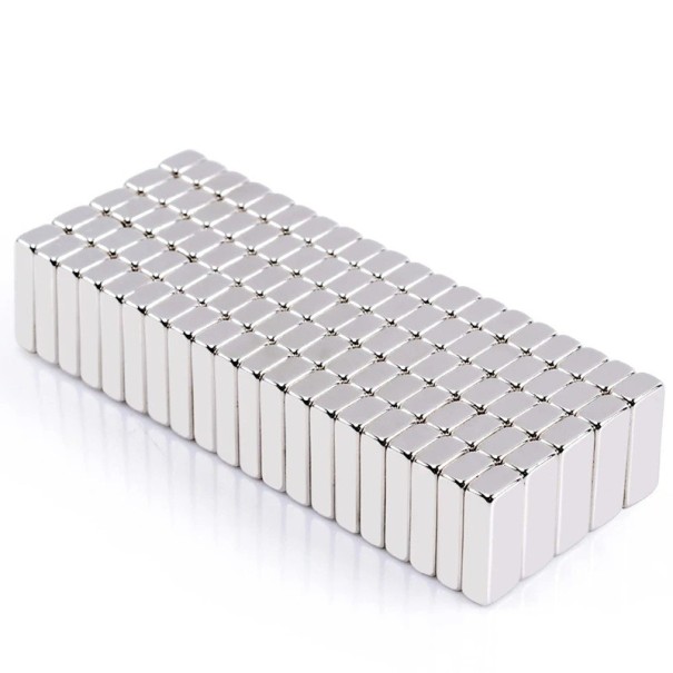 100 ks super silné neodymové obdélníkové magnety 10 x 5 x 3 mm Silné magnety pro modely Nábytek Kancelář Dílna Školu Řemesla Techniku DIY projekty 1