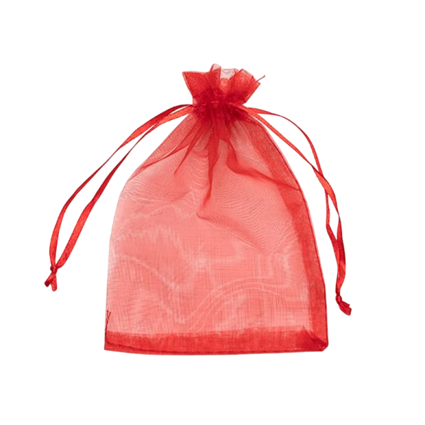 100 Stück Obstschutzbeutel 20x30 cm Organza-Netzbeutel Garten Insektenschutz Vögel und Schädlinge Wiederverwendbar rot