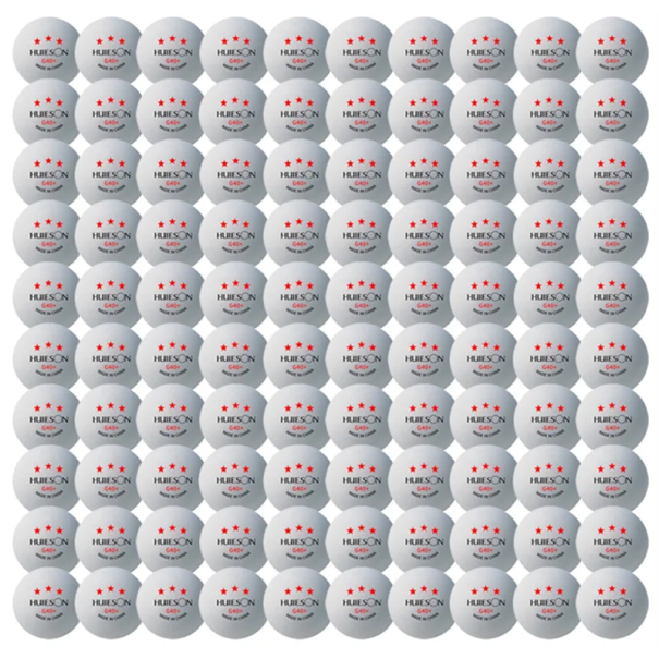 100 stuks pingpongballen 40 mm 2,8 g ABS kunststof Trainingsballen voor tafeltennis Witte set voor training en plezier Racketsporten wit