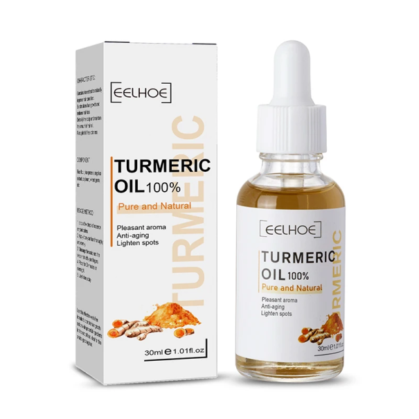 100% Ulei de curcuma pentru ten Ulei iluminator din curcuma Ulei de curcuma împotriva îmbătrânirii pielii 30 ml 1