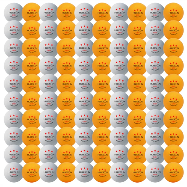 100 unidades de pelotas de ping pong 40 mm 2,8 g plástico ABS Pelotas de entrenamiento para tenis de mesa Juego blanco para entrenamiento mezcla