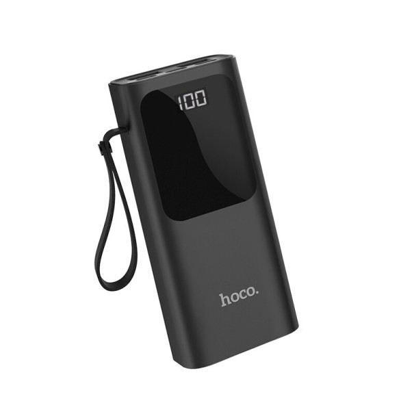 10000 mAh Power Bank with Display black