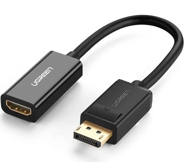 DisplayPort hane till HDMI hona adapter 1080p 60Hz 25 cm DP till HDMI adapter Converter PC Notebook Monitor TV Plug & Play Högkvalitativ bild 1