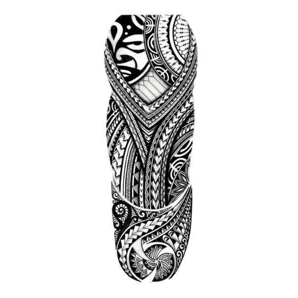 Tillfällig vattentät tatueringshylsa 48 x 17 cm Modern grov stil Realistiskt motiv Håller upp till 15 dagar Tatuering på arm och ben 1