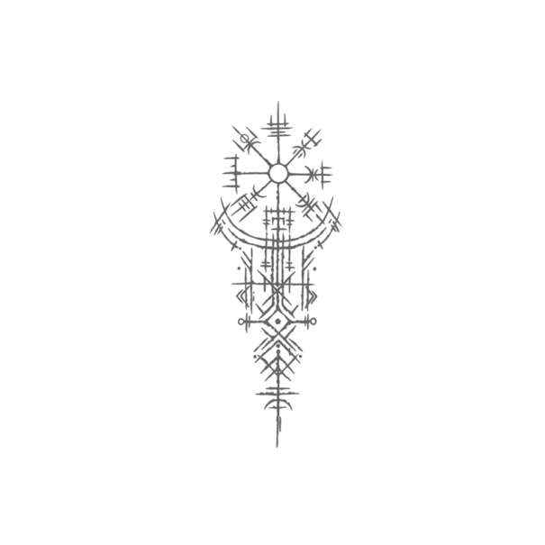 Tillfällig vattentät tatuering 18 x 8 cm Gamla symboler Historiska motiv Självhäftande tatuering Håller upp till 15 dagar Mystisk kroppsdekoration 1