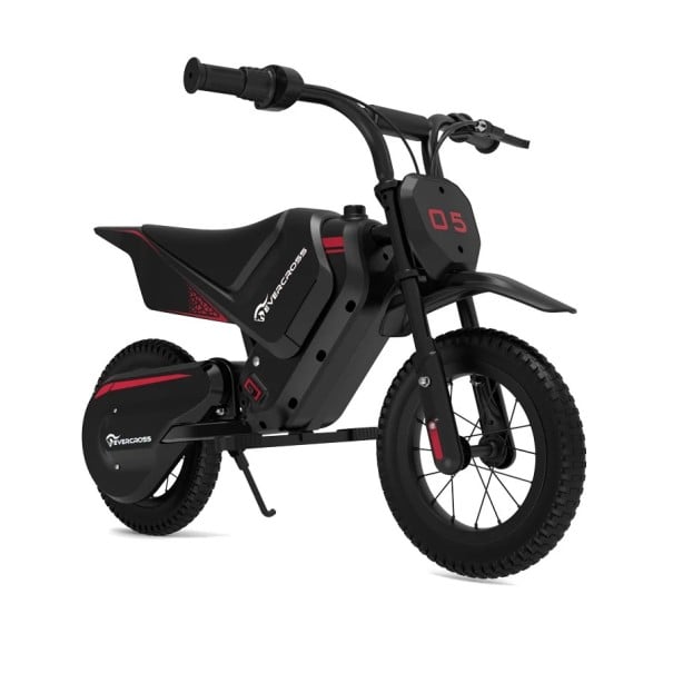 Elmotorcykel til børn 150W 14,4V/4Ah batteri Børnemotorcykel 12" hjul Hastighed 16 km/t Rækkevidde 10 km For børn 3-12 år Maks. 40 kg sort