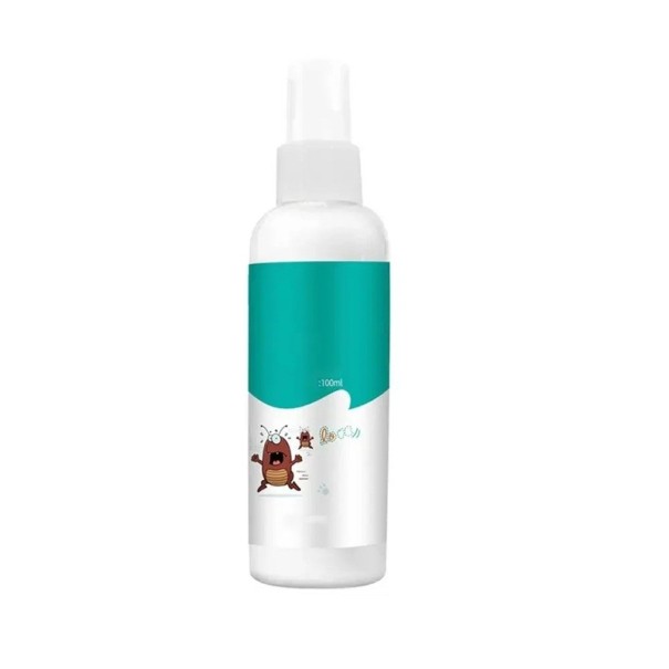 100ml spray repelente de pulgas e carraças para cães e gatos Repelente de piolhos Cuidados higiénicos para o pelo Spray de proteção rápida 1