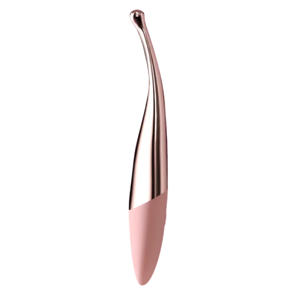 Dubbelsidig vibrator 15x2,5 cm, universell form för vaginal och anal stimulering, flexibel kropp, diskret förpackning 1