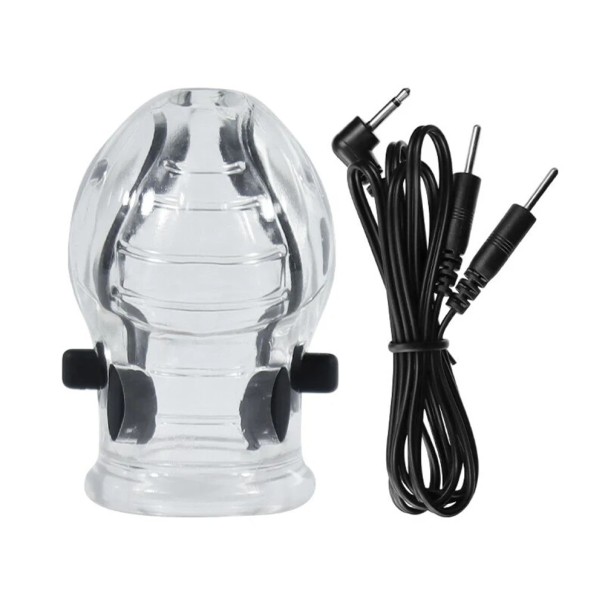 Elektrosex penis ollon stimulator med elektroder 7,45x5 cm ledande smörjmedel krävs diskret förpackning 1