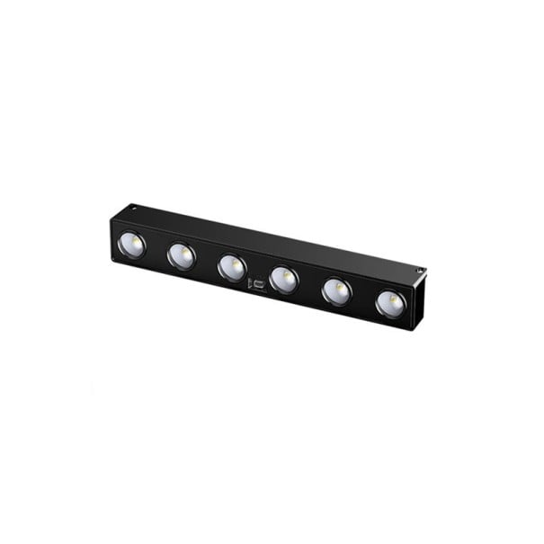 Solární nástěnné svítidlo 25,3x3 cm 6 LED teplá bílá Vodotěsné venkovní světlo na stěnu zahrady verandy Dekorativní signální osvětlení 1