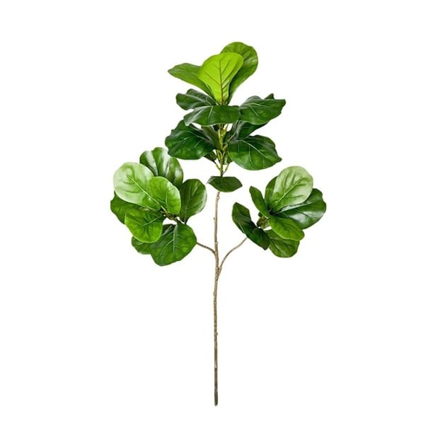 Stor konstgjord ficus 135 cm dekorativ gummiväxt med plastblad inomhus och utomhus dekorationsträd för hemmaträdgårdskontoret 1