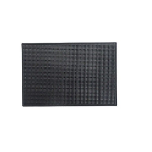 Baravtappningsmatta för tvättade glas Halkfri svart matta av flexibelt PVC med täta utstickare för vattenavrinning 3