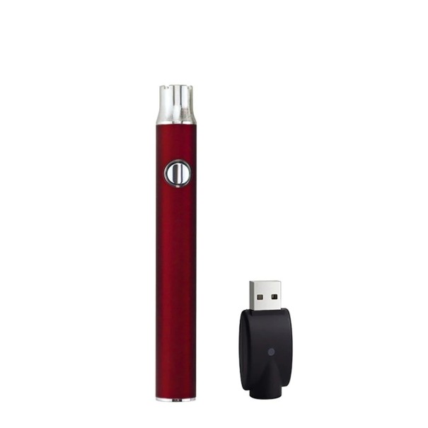 Laddningsbart USB-batteri 350mAh med spänning 3,4–4,0 V och reglering inklusive kompakt USB-laddare för elektroniska enheter röd