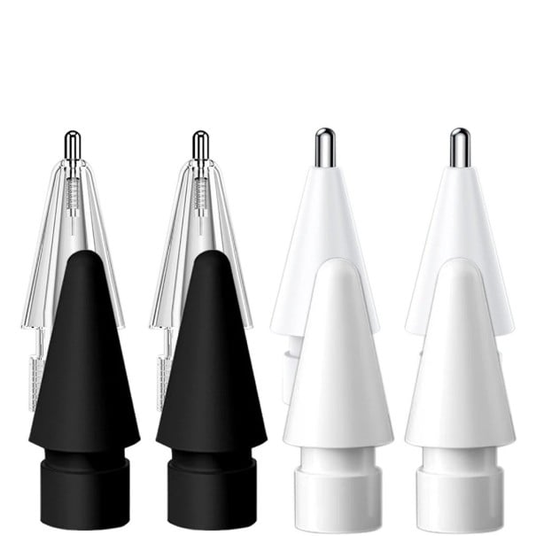 Sada 8 náhradních hrotů pro dotykové pero Typy 3.0 a klasické Kompatibilní s Apple Pencil 1 a 2 Různé barvy a zakončení 1