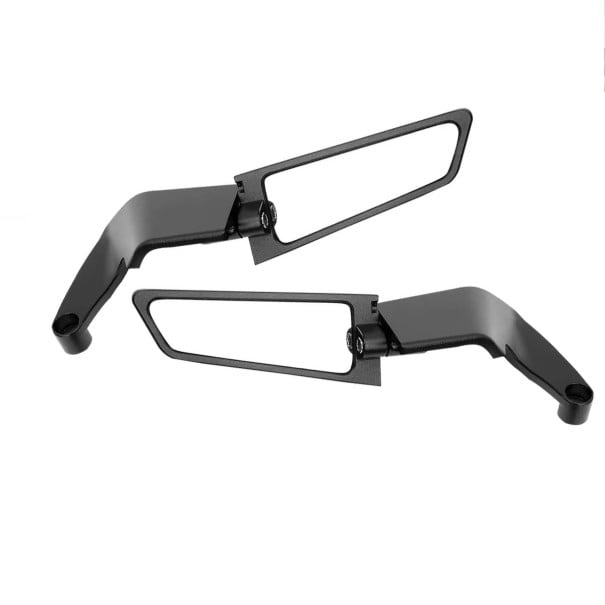 Espelhos retrovisores universais para motocicleta CNC alumínio 8mm e 10mm kit de montagem incluindo parafusos e chave 1