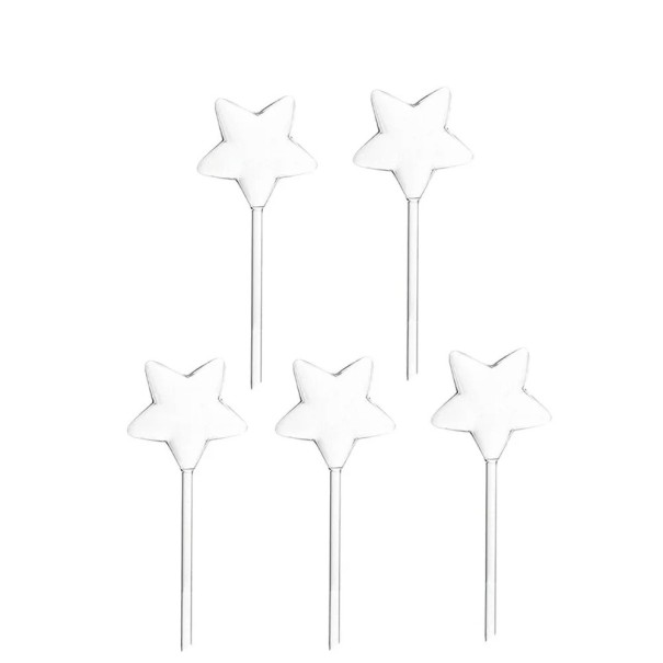 Självbevattnande trädgårdsanordning i form av en stjärna tillverkad av transparent PVC - set med 5 delar 1