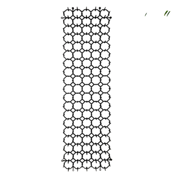 Set med 10 spikremsor 49 x 14 cm Avskräckare för katter och djur i ABS-plast med stift och 30 remsor. Intrångsskyddande. 1