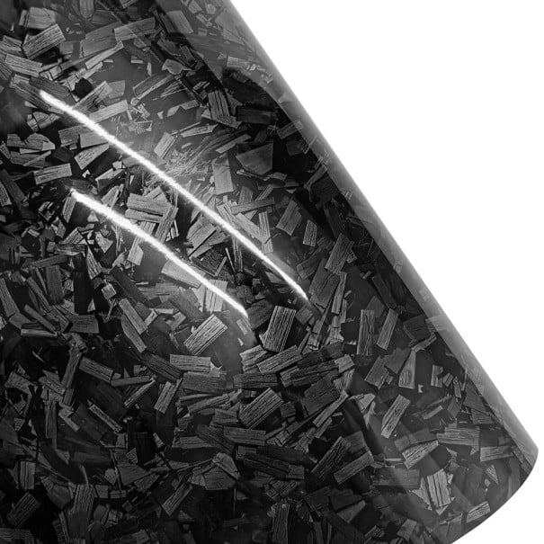 Samolepicí fólie lesklá barevná 10x152 cm Tuningová PVC fólie na kapotu s efektem měnících se barev Bez bublin černá