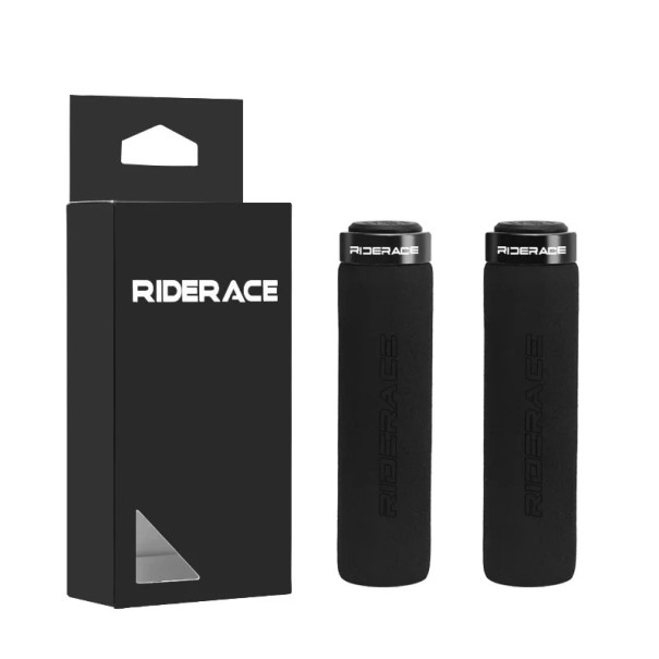 Handtag för styre 133 x 35 mm Mjuka skumhandtag Antiglids dämpande grepp för MTB 22,2 mm svart