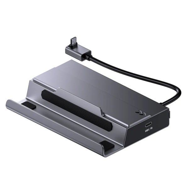 7-i-1-dockningsstation för Steam Deck och Nintendo Switch 13,9 x 9,4 x 2,8 cm HDMI 4K 60Hz PD 100W USB-C RJ45 M.2 5 Gbps USB 3.0 USB 2.0 1