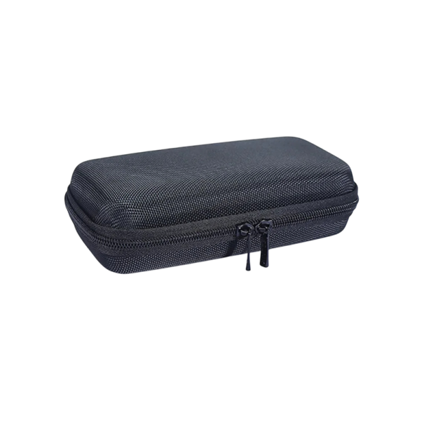 Dubbelskiktat USB-minnesfodral 10,2x19,3x5,6 cm Svart lagringsmedieorganisatör med fack Skyddande resefodral 1