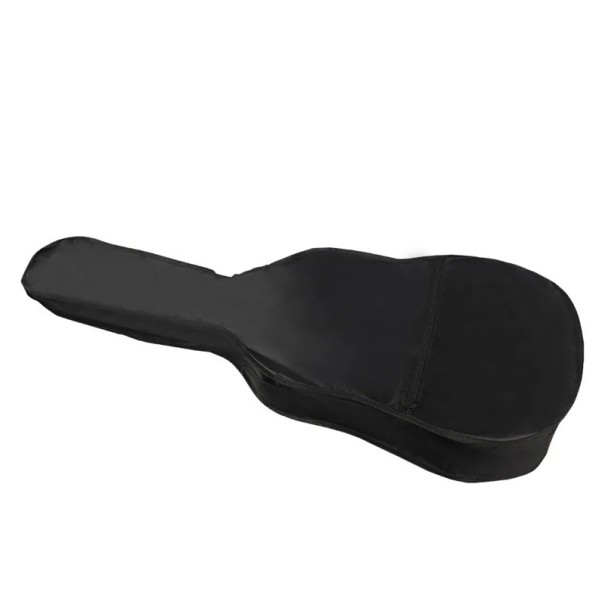 Bärbar svart väska för klassisk akustisk gitarr 98×38×13×10 cm Mjukt fodral med axelrem Skyddar instrumentet under resan 1