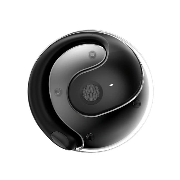 Bezdrátová Bluetooth sluchátka do uší OWS s mikrofonem HiFi stereo zvuk Smart Touch Vodotěsná sportovní sluchátka Type-C nabíjení černá