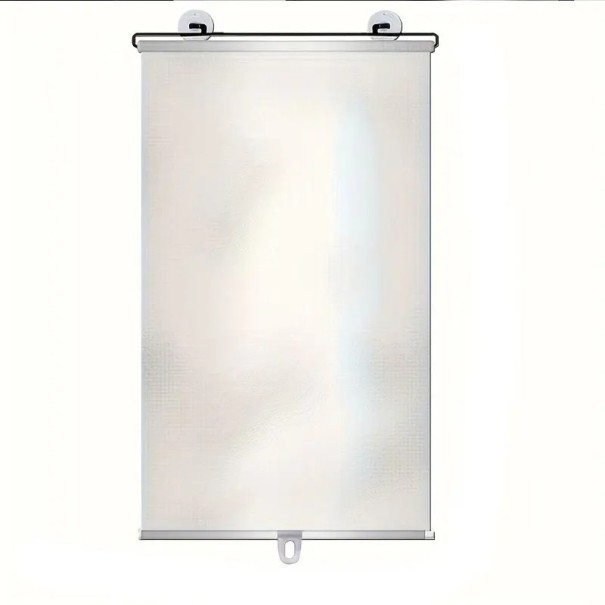 Rullgardin i mörkläggningsmönster utan borrning 40x125 cm med sugkoppar Halvtransparent rullgardin 1