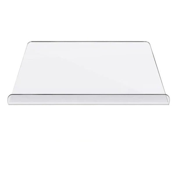 Transparent skärbräda med kant 40 x 30 cm Halkfri skärbräda i kök Slitstark skärbräda i plast Lätt att underhålla 1