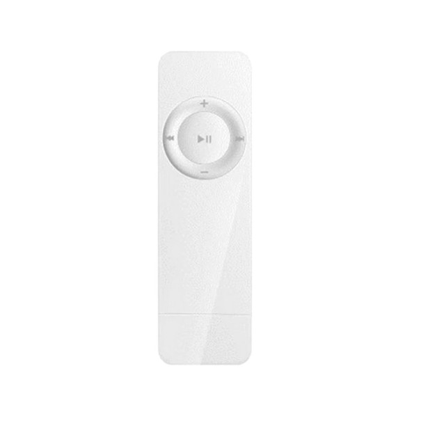 Mini USB MP3 přehrávač s podporou microSD do 16 GB Přenosný přehrávač hudby s USB 2.0 Nabíjení z PC Barevný kompaktní design bílá