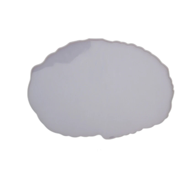 Silikonform för oval bricka och fat 34 x 24 cm Form för gjutning av harts Tillverkning av underlägg och dekorationer 1
