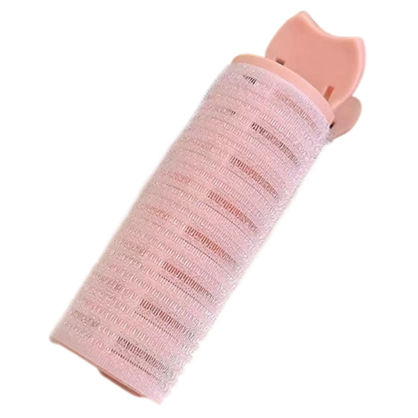 Bigoudis pour frange et cheveux 11 x 3,5 cm Sans chaleur Fer à friser de nuit Épingles de coiffage volumineuses Accessoires de coiffure rose