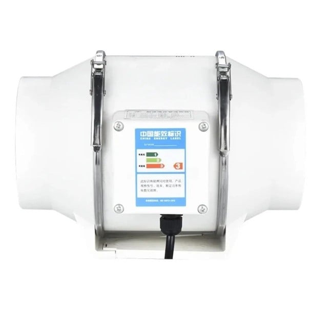 Avluftningsfläkt 220x70 mm 35 W Tyst rörfläkt 2600 varv/min 120 m³/h Hemma badrums- och köksväggs luftrenare 1